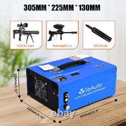 12V/110V/220V 30MPA 4500PSI PCP Air Compressor High Pressure Airgun Rifle Pump