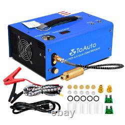 12V/110V/220V 30MPA 4500PSI PCP Air Compressor High Pressure Airgun Rifle Pump