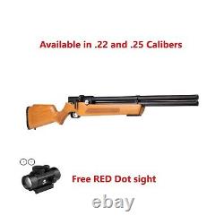 22 Cal Air Venturi Avenger Regulated PCP Air Rifle Wood Stock 2 mags Free Sight