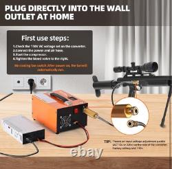 300bar Pcp Air Compressor 110V/12V Pump 4500PSI 30Mpa High Pressure Airgun Rifle