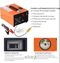 300bar Pcp Air Compressor 110V/12V Pump 4500PSI 30Mpa High Pressure Airgun Rifle