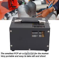 30MPA 12V/220V 4500PSI PCP Air Compressor Manual Stop for Rifle Airgun Paintball