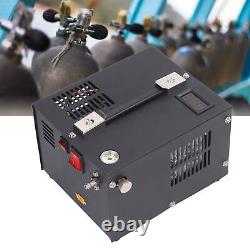 30MPA 12V/220V 4500PSI PCP Air Compressor Manual Stop for Rifle Airgun Paintball