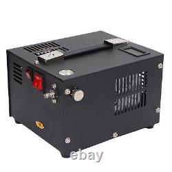 30MPA 12V/220V 4500PSI PCP Air Compressor Manual Stop for Rifle Airgun Paintball