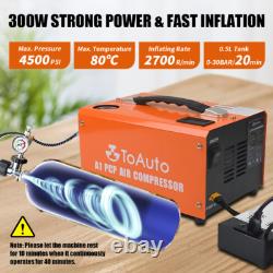 30MPA 4500PSI High Pressure Pcp Air Compressor 220V/110V/12V Airgun Rifle Pump
