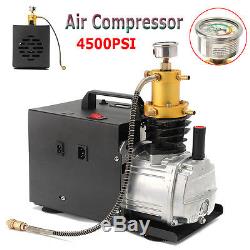 4500PSI 40Mpa Electric Pump PCP Air Compressor For Paintbal Air Rifles Cylinder