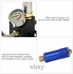 6000PSI 4 Stage PCP Airgun Rifle High Pressure Hand Pump Oxygen Air Tank Refill