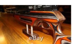 ATI Nova Liberty PCP Air Rifle With Custom Orange Silver and Black Laminated Stock