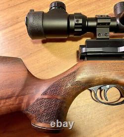 Air Arms S400 XTRA FAC Sidelever Walnut. 177 with Rowan Mg Conv/PowerAdj/Scope+