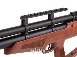 Air Venturi Avenge-X Bullpup Wood Stock PCP Air Rifle 400cc Bottle. 25 Cal