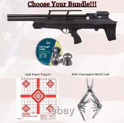 Air Venturi Avenger Bullpup. 25cal, Regulated PCP Air Rifle with Bundle Options