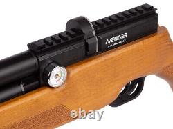 Air Venturi Avenger Regulated PCP Air Rifle Wood Stock. 22 Cal w Pump, Pellets