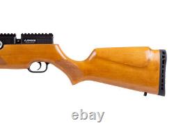 Air Venturi Avenger Regulated PCP Air Rifle Wood Stock. 22 Cal w Pump, Pellets