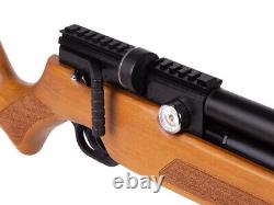 Air Venturi Avenger Regulated PCP Air Rifle Wood Stock. 22 Cal w Pump, Pellets