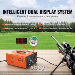 Airgun Rifle Compressor 0.13 Gal. 4500 psi Portable PCP Pancake Air Compressor w