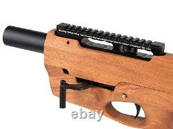 Ataman BP17 PCP Bullpup Air Rifle. 22 Cal Sapele Redwood Stock + Tactical Optics