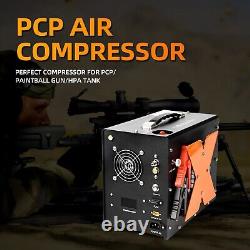 Auto-Stop 12V 110V 30MPA High Pressure Pump Airgun Rifle PCP Air Compressor