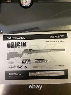 B-Stock UMAREX ORIGIN. 22 cal PCP Air RIFLE 1000 fps BB Gun, Mag & Fill Valve