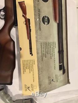 Beeman 1322 Chief Bolt Action PCP Air Rifle Hardwood Stock Open Sights in. 22