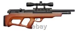 Beeman 1357 Brown Hardwood Stock. 177 Caliber Pellet PCP Air Rifle withScope