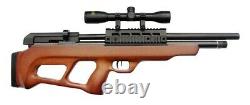 Beeman 1358 Brown Hardwood Stock. 22 Caliber Pellet PCP Air Rifle withScope
