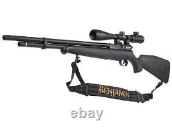 Benjamin Fortitude Gen2 Combo Reg. PCP Air Rifle 0.22 cal 4-16x40 scope rings