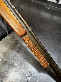 Benjamin Franklin Model 317 Walnut Stock Cal Air Pellet Rifle Needs Seals