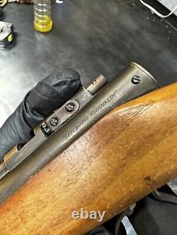 Benjamin Franklin Model 317 Walnut Stock Cal Air Pellet Rifle Needs Seals