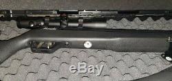 Benjamin Marauder. 25 Caliber PCP Air Rifle with Scope, Pump, Pellets, Case, Mags