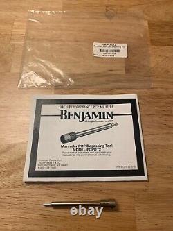 Benjamin Marauder BP2564S PCP Air Rifle. 25 Degassing tool 4 mags JSB pellets