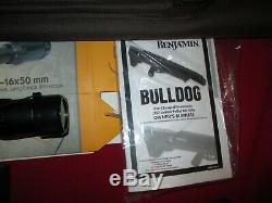 Benjamin Sheridan BPBD3S Bulldog. 357 PCP Air Rifle WITH 4X16X50 SCOPE & EXTRAS