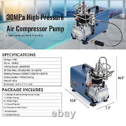 CREWORKS 1800W 30MPA 4500PSI High Pressure Air Compressor Pump PCP Airgun Rifle