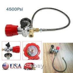 Compressed Air 4500Psi M181.5 Tank Valve & Fill Station & Hose for PCP Rifle