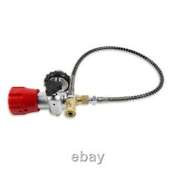 Compressed Air 4500Psi M181.5 Tank Valve & Fill Station & Hose for PCP Rifle