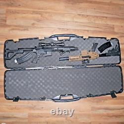 Crosman DPMSSBR Full Auto& Bushmaster Full Auto BB Air Rifles with Case&extras LOT