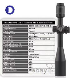 DISCOVERY LHD 8-32X50SFIR SFP. 22LR. 338LM PCP Air Gun Hunting Rifle Scope Sight