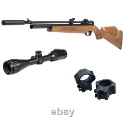 Diana Stormrider Multi-shot PCP Air Rifle 0.22 Caliber w Medium Rings & Scope