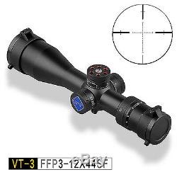 Discovery VT-3 3-12x44 SF FFP pcp air rifle scope guns scopes