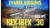 Evanix Rex Ibex 30 High Power Pcp Air Rifle 984 Fps