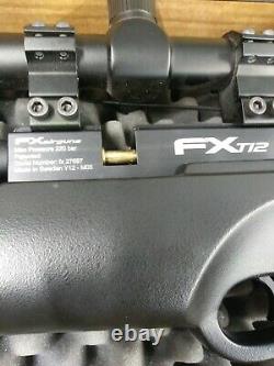 FX T12 Whisper. 25 Cal. PCP Air Rifle, 3 Stage Hand Pump