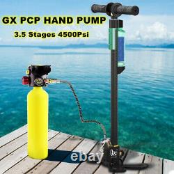 GX PCP Hand Air Pump 3.5Stage High Pressure 30Mpa/4500Psi Air Rifle Filling Pump