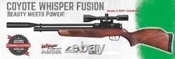 Gamo Coyote Whisper Fusion Pre-charged pneumatic PCP. 22 caliber Air Rifle