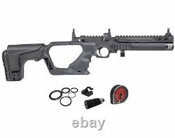 HATSAN Jet I Black. 25 cal PCP Air Pistol Converts to Air Rifle with Pellets