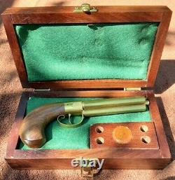 Harper Classic Pepperbox Airgun PCP British. 22 RARE Cased 4 Shot