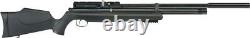 Hatsan AT 44.25 PCP Air Rifle, Open Sights, 90 FPS, Black withSynthetic Stock