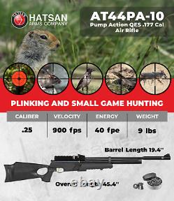 Hatsan AT44PA-10 Pump Action QES. 25 Caliber PCP Air Rifle