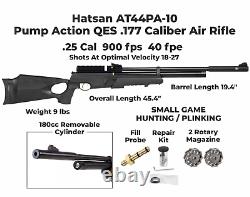 Hatsan AT44PA-10 Pump Action QES. 25 Caliber PCP Air Rifle