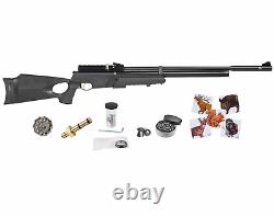 Hatsan AT44PA10 Pump Long QES. 25 Cal Air Rifle with Targets and Pellets Bundle