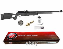 Hatsan AT44PA10 Pump Long QES. 25 Cal Air Rifle with Targets and Pellets Bundle