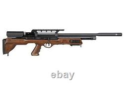 Hatsan Air Rifle Bullboss. 22 PCP 1220 Fps Black/Wood With 2 Mags HGBULLBOSS22W